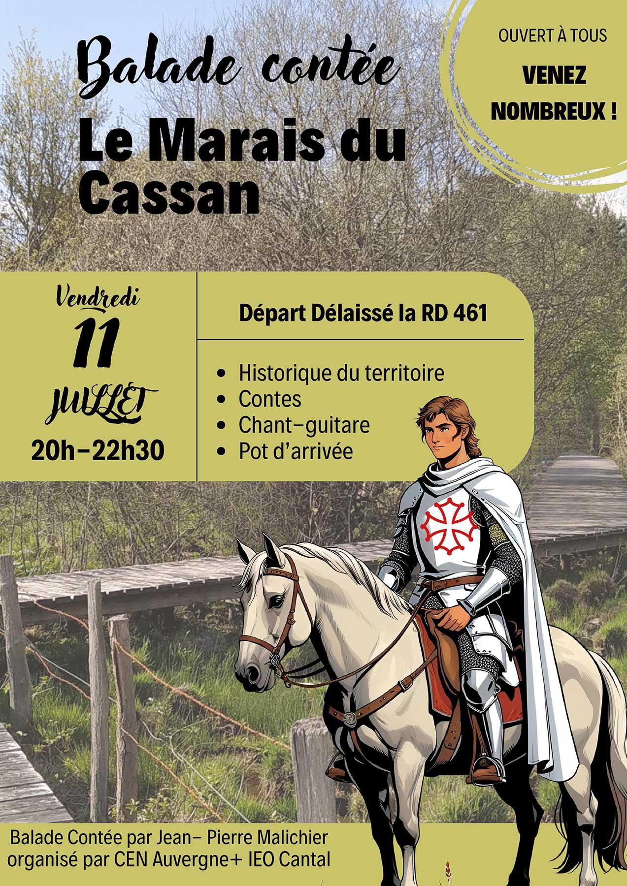 Balade contee sur les marais du cassan